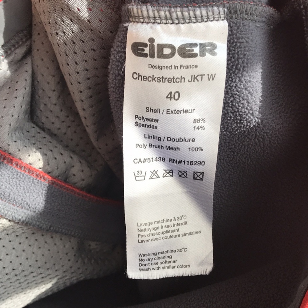 Vintage Eider Windfender Softshell Activewear Jac… - image 5